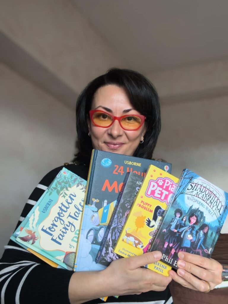 I love sharing the joy of English stories and real books to help children rediscover the magic of a screen-free childhood.